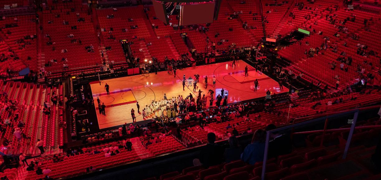 Kaseya Center - Section 310 Seat View