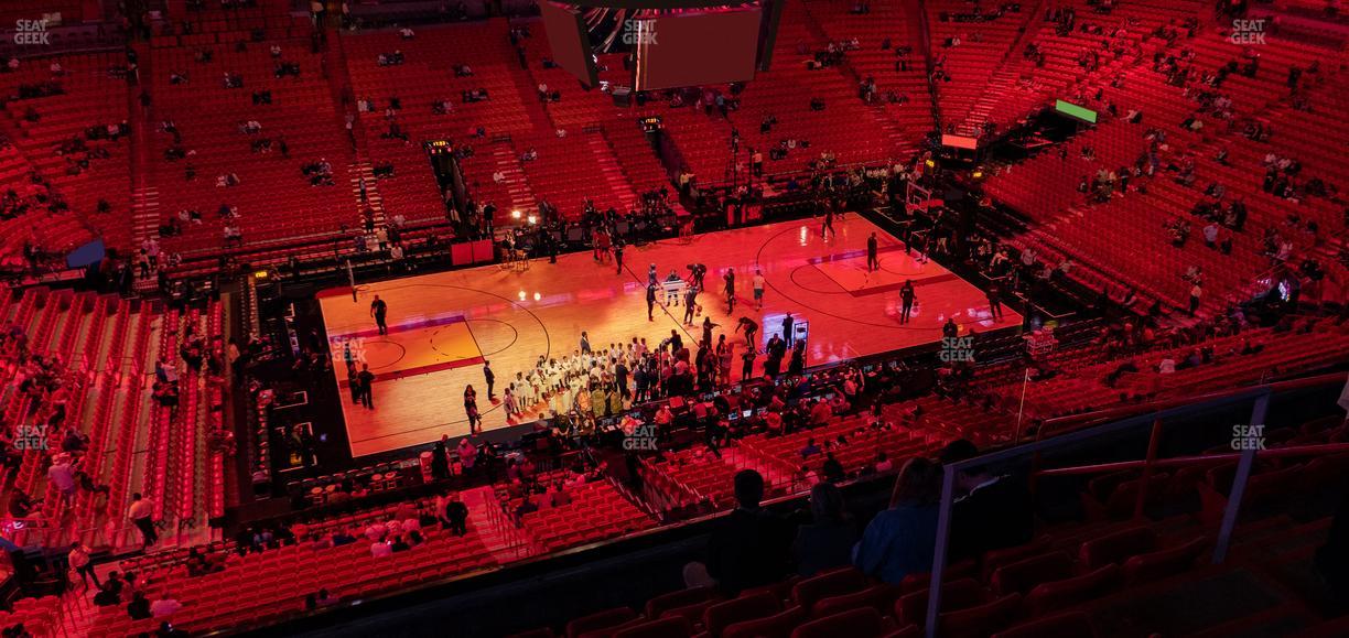 Kaseya Center - Section 310 Seat View