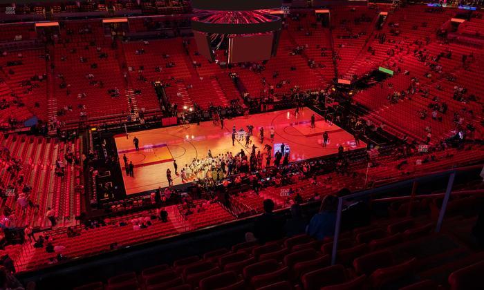 Kaseya Center - Section 310 Seat View