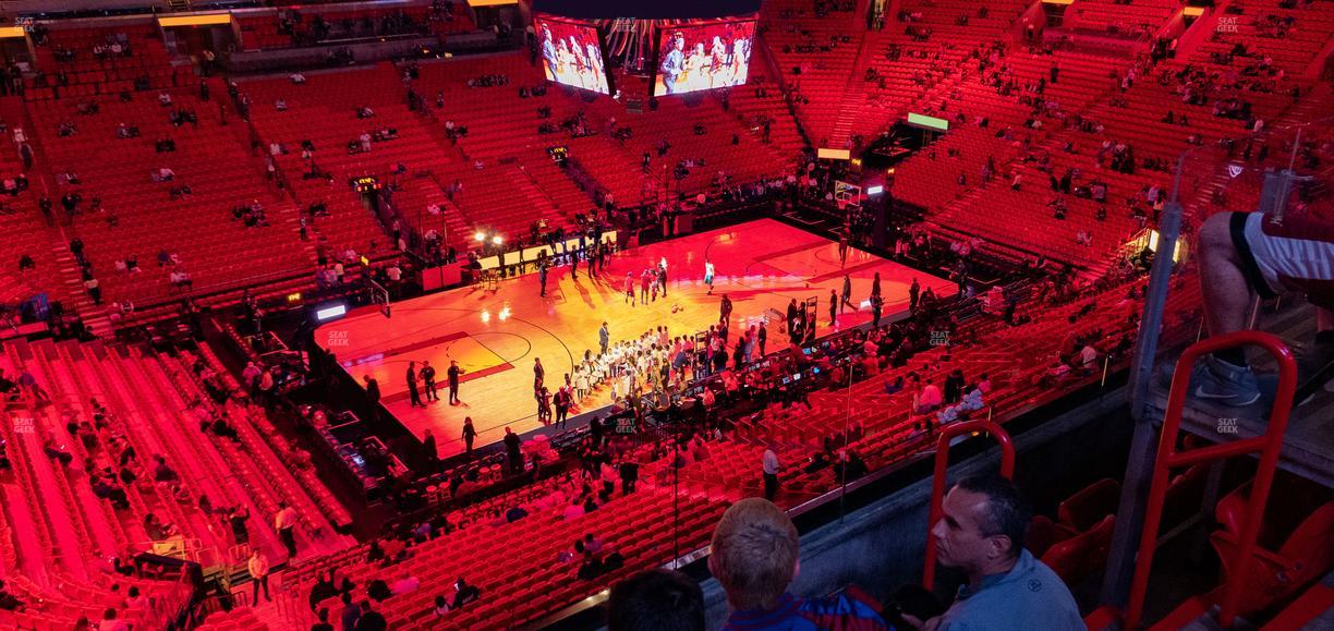 Kaseya Center - Section 311 Seat View