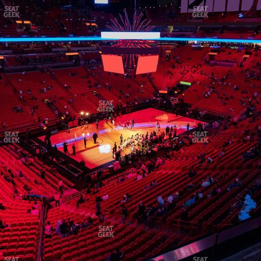 Kaseya Center - Section 312 Seat View