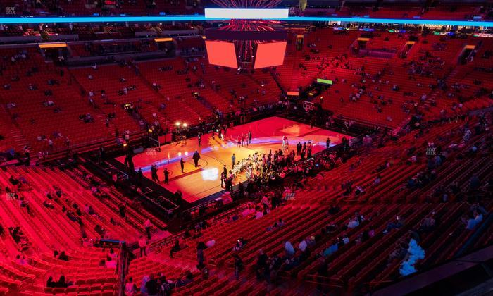 Kaseya Center - Section 312 Seat View