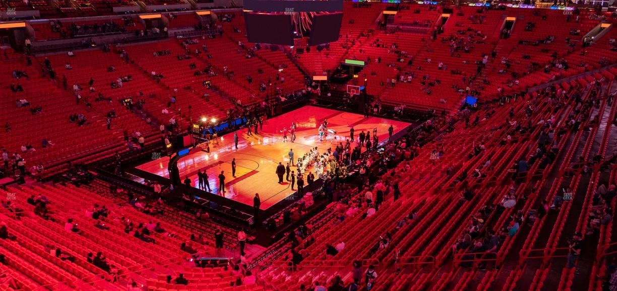 Kaseya Center - Section 313 Seat View