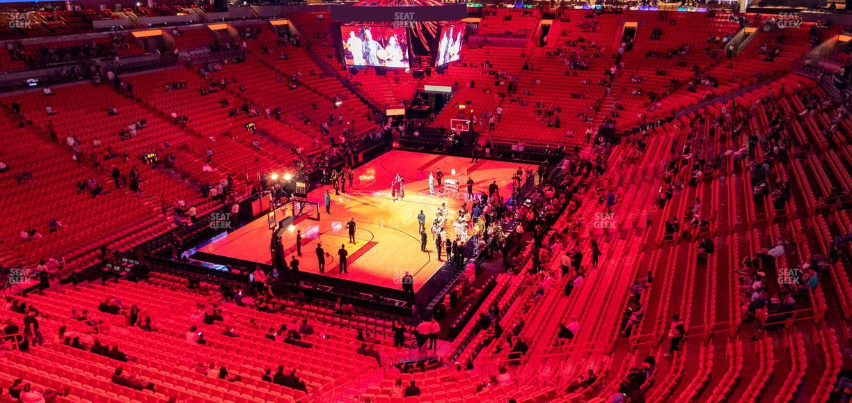 Kaseya Center - Section 314 Seat View