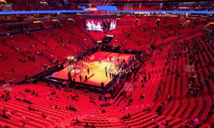 Kaseya Center - Section 314 Seat View