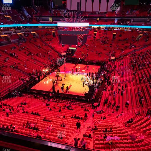 Kaseya Center - Section 315 Seat View