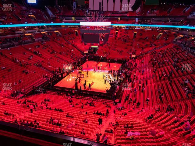 Kaseya Center - Section 315 Seat View