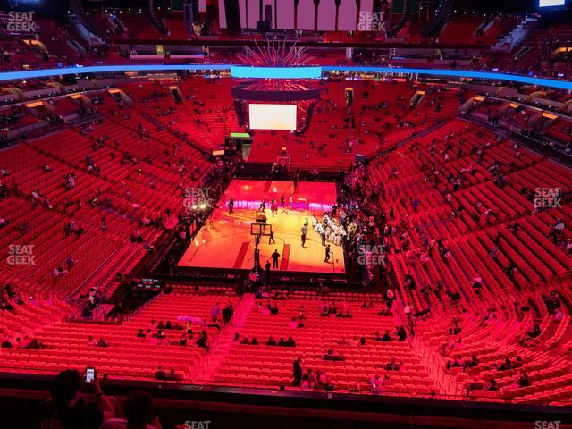 Kaseya Center - Section 316 Seat View