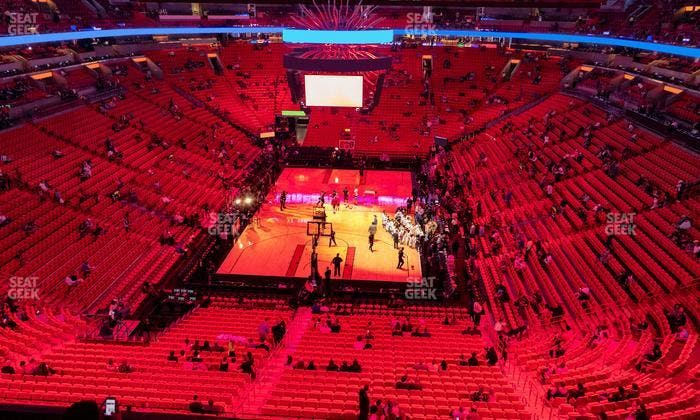 Kaseya Center - Section 316 Seat View