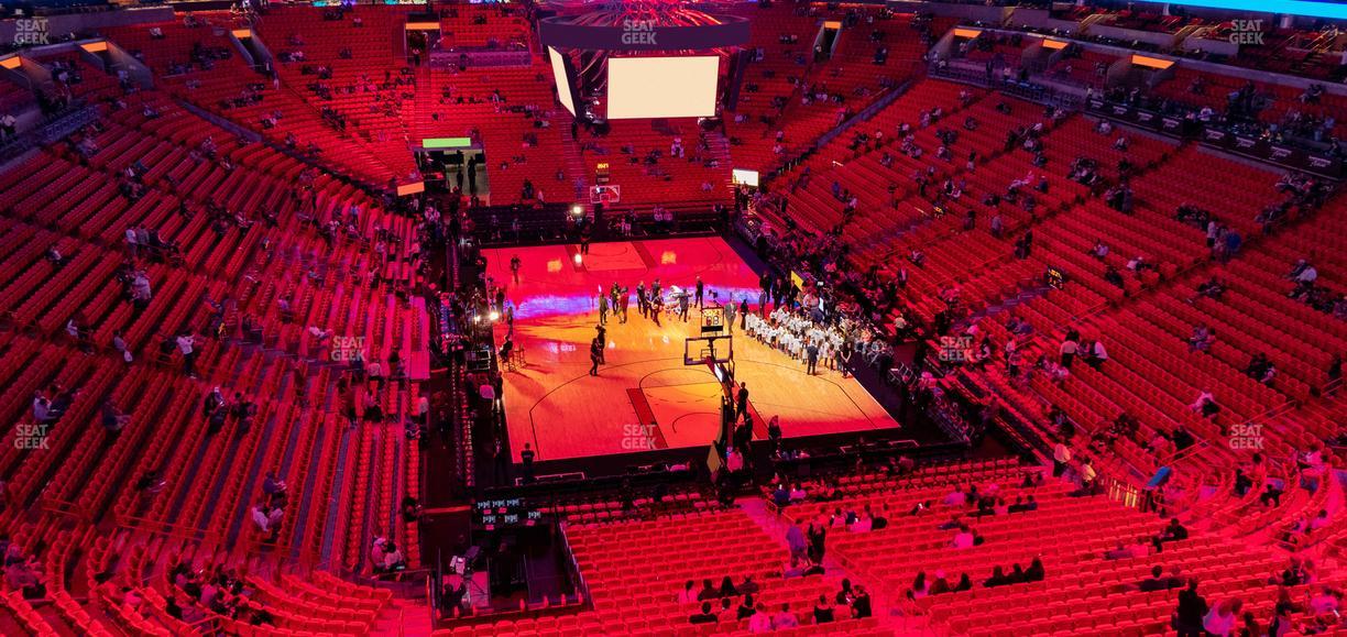 Kaseya Center - Section 317 Seat View