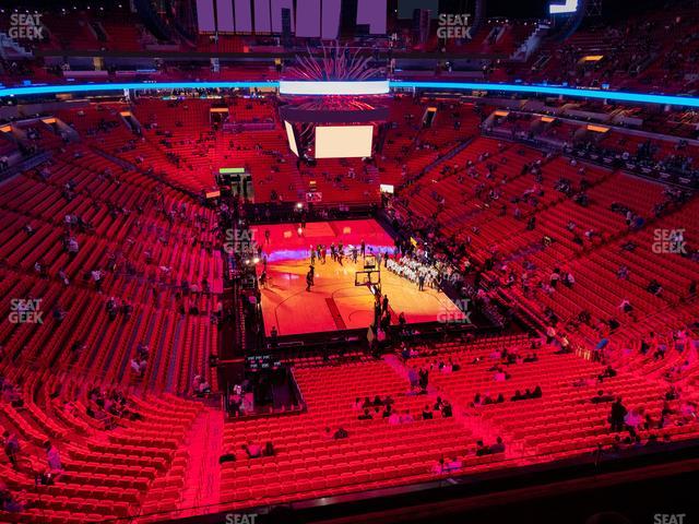 Kaseya Center - Section 317 Seat View