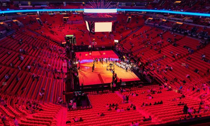 Kaseya Center - Section 317 Seat View