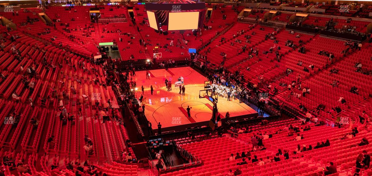 Kaseya Center - Section 318 Seat View