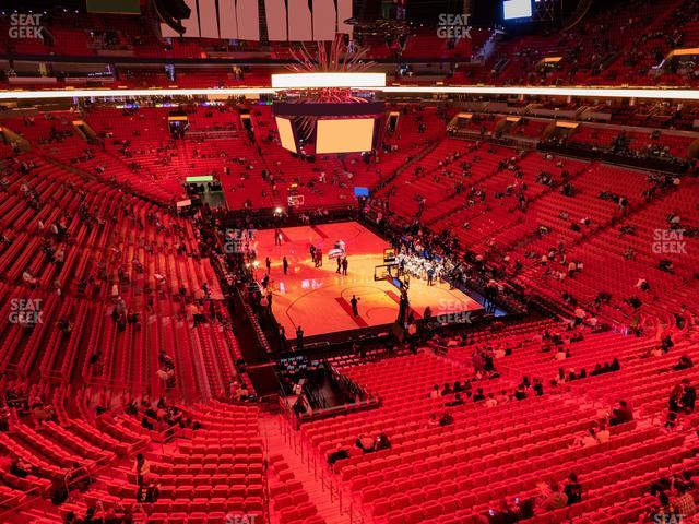 Kaseya Center - Section 318 Seat View