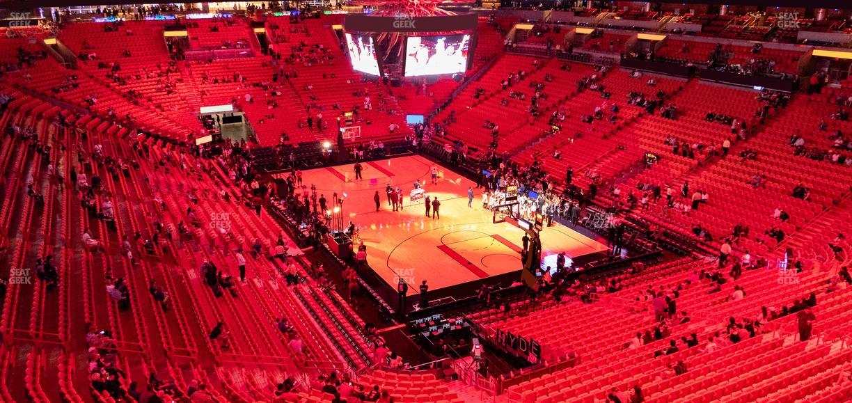 Kaseya Center - Section 319 Seat View