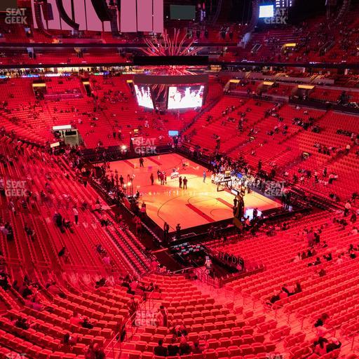 Kaseya Center - Section 319 Seat View