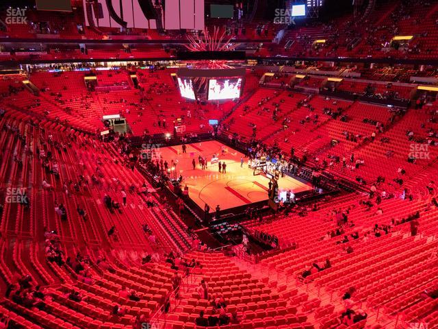 Kaseya Center - Section 319 Seat View