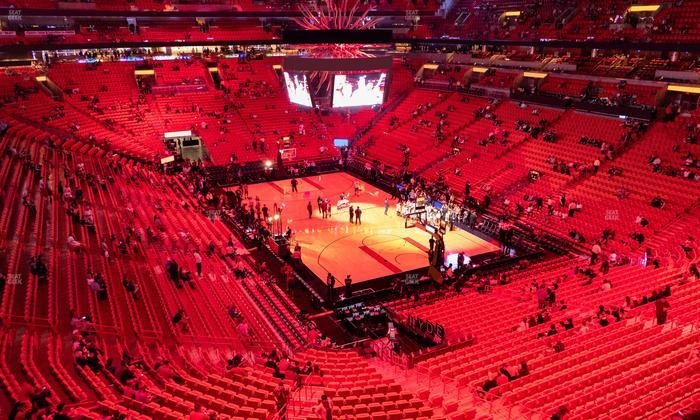 Kaseya Center - Section 319 Seat View