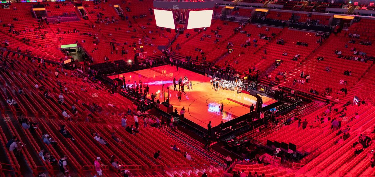 Kaseya Center - Section 320 Seat View