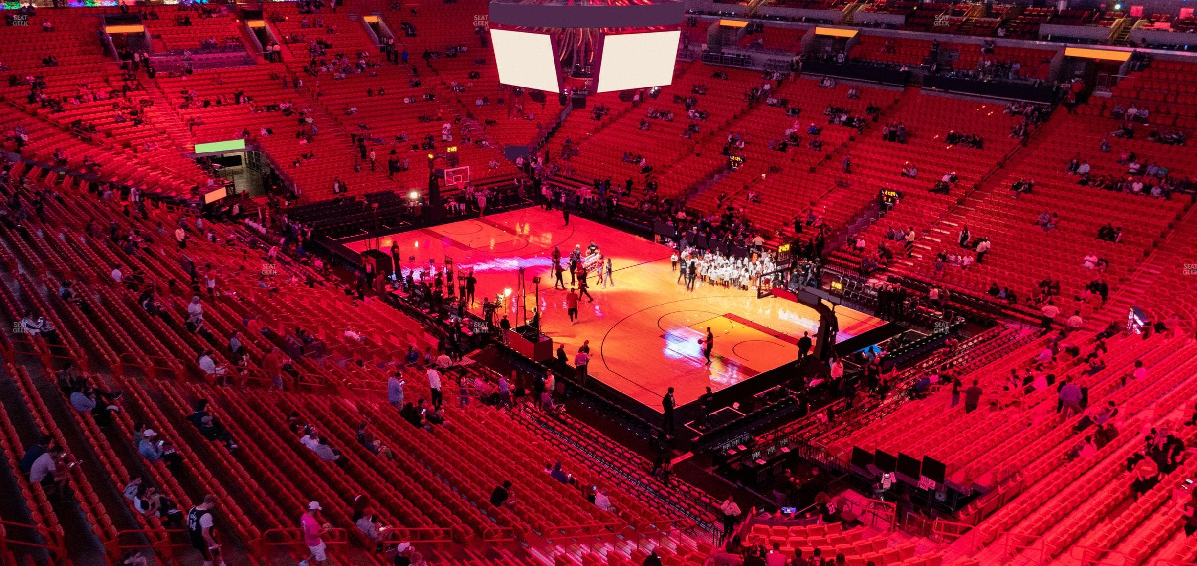 Kaseya Center - Section 320 Seat View