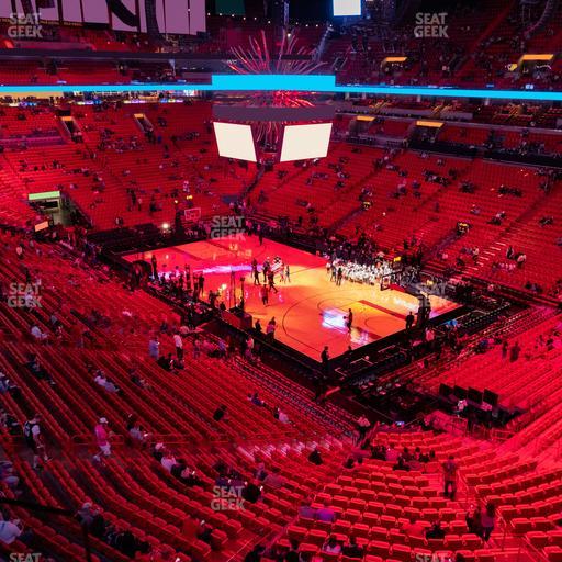 Kaseya Center - Section 320 Seat View