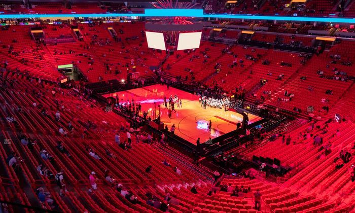 Kaseya Center - Section 320 Seat View