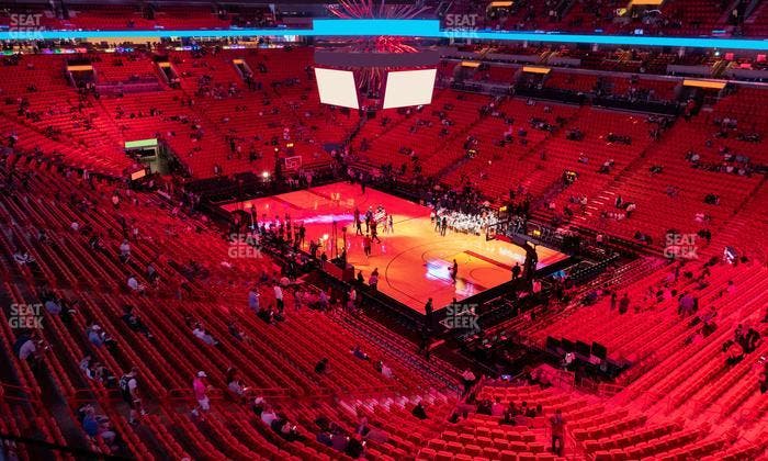 Kaseya Center - Section 320 Seat View