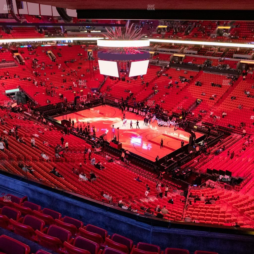 Kaseya Center - Section 321 Seat View