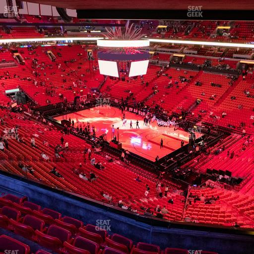 Kaseya Center - Section 321 Seat View