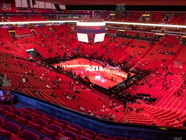 Kaseya Center - Section 321 Seat View