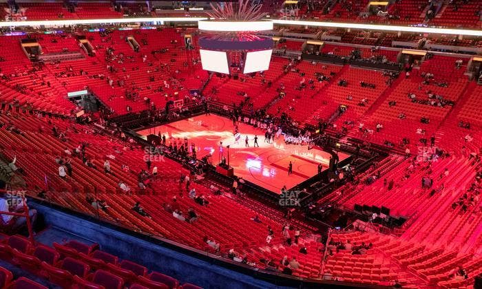 Kaseya Center - Section 321 Seat View