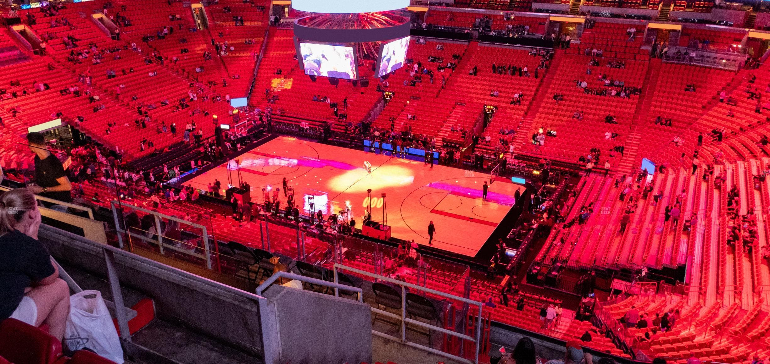 Kaseya Center - Section 322 Seat View