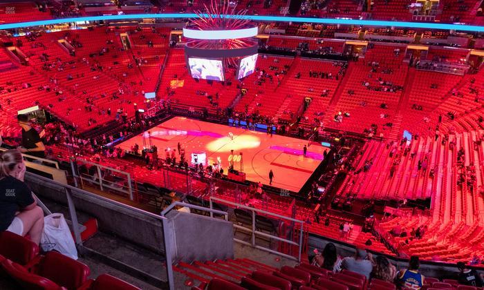 Kaseya Center - Section 322 Seat View