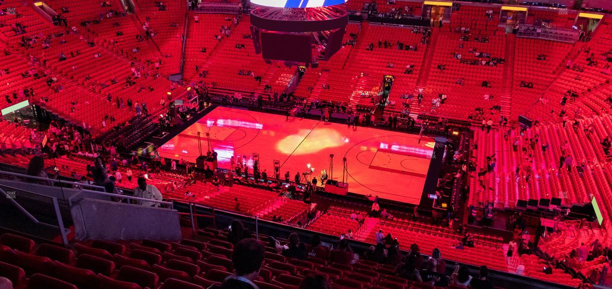 Kaseya Center - Section 323 Seat View