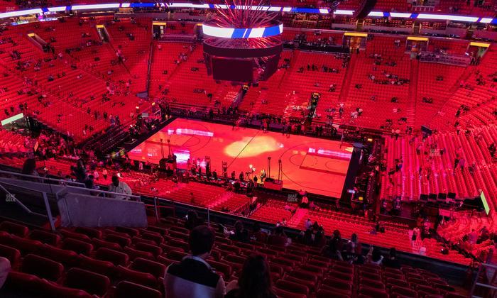 Kaseya Center - Section 323 Seat View