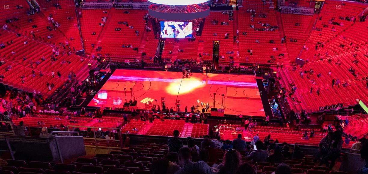 Kaseya Center - Section 324 Seat View