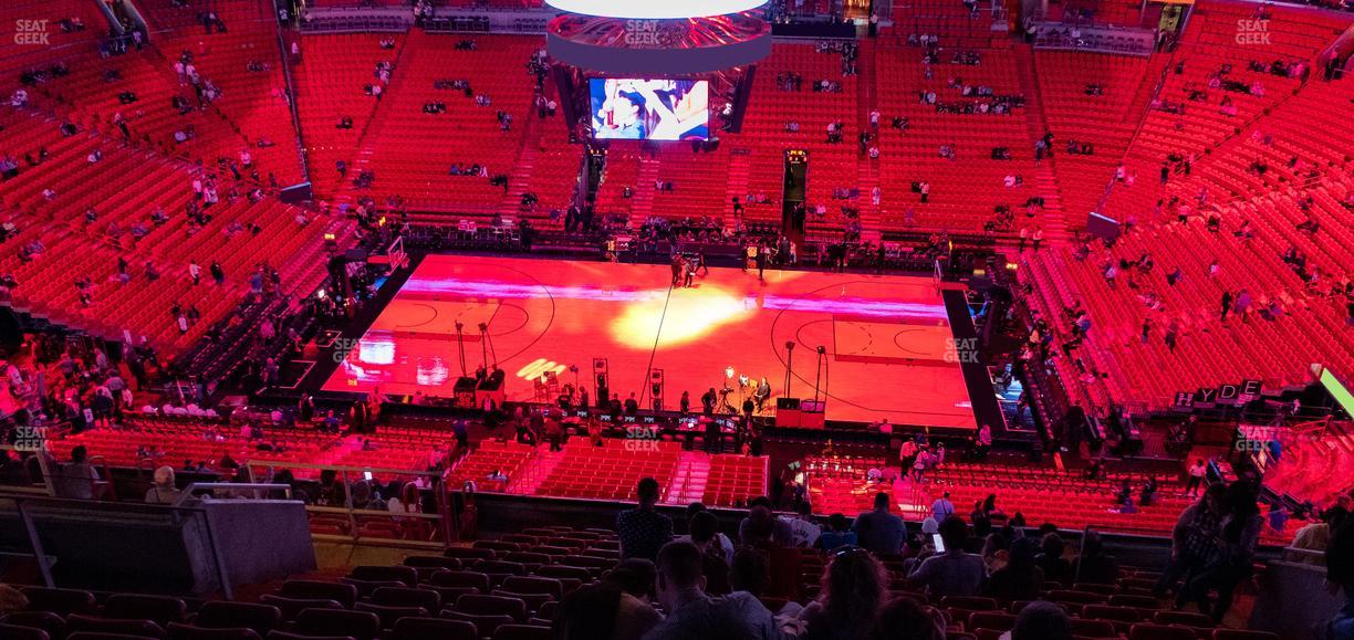 Kaseya Center - Section 324 Seat View