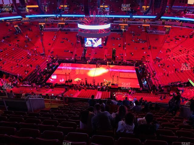 Kaseya Center - Section 324 Seat View