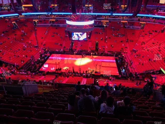 Kaseya Center - Section 324 Seat View