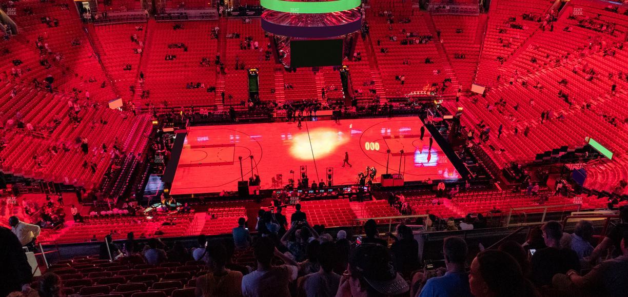 Kaseya Center - Section 325 Seat View