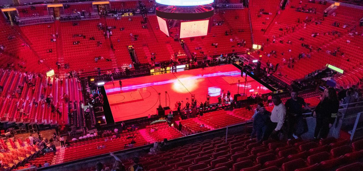 Kaseya Center - Section 326 Seat View