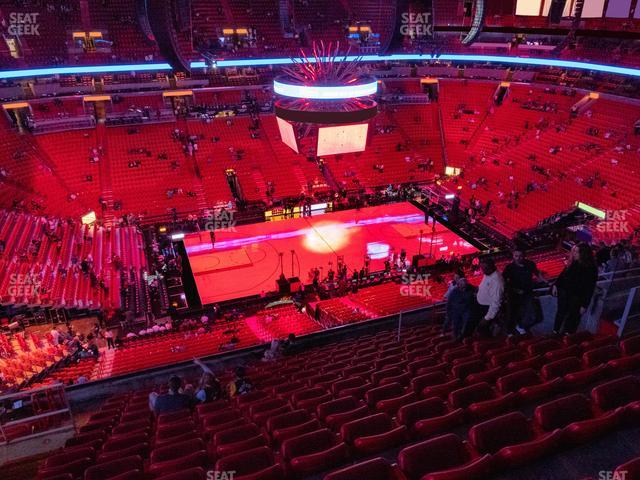 Kaseya Center - Section 326 Seat View