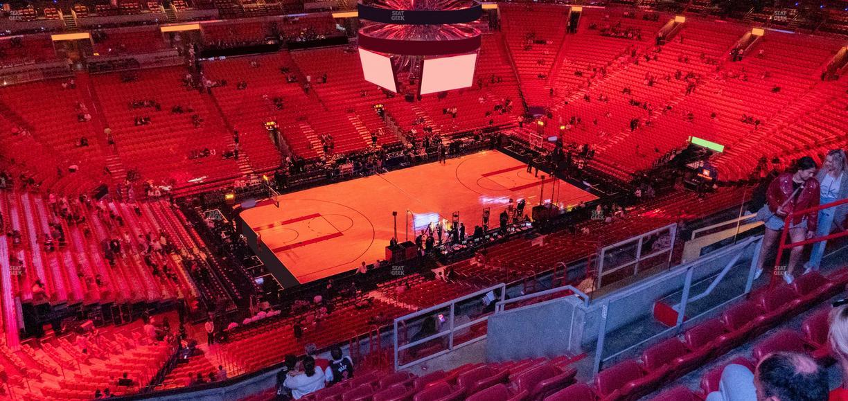 Kaseya Center - Section 327 Seat View