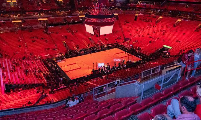 Kaseya Center - Section 327 Seat View