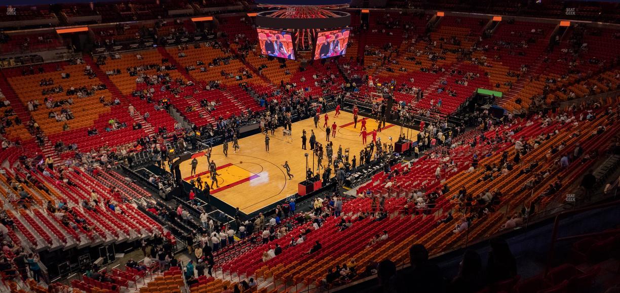 Kaseya Center - Section 328 Seat View