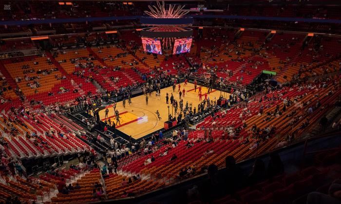 Kaseya Center - Section 328 Seat View