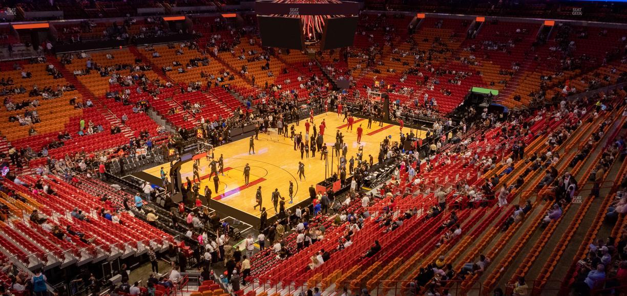 Kaseya Center - Section 329 Seat View