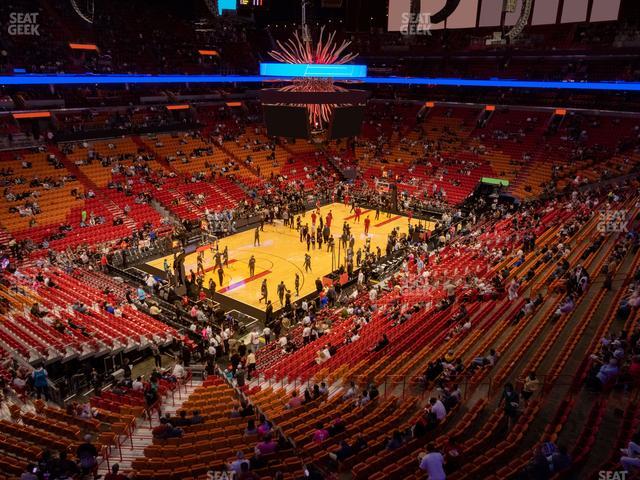 Kaseya Center - Section 329 Seat View