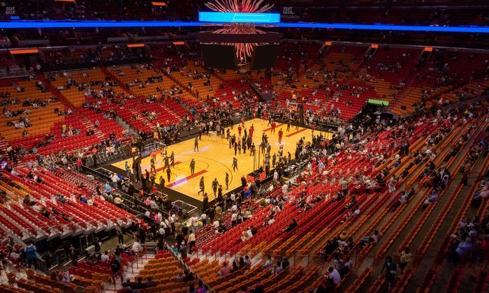 Kaseya Center - Section 329 Seat View