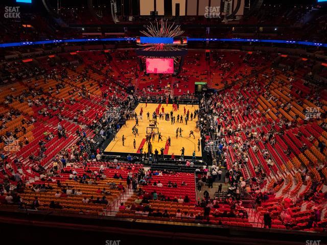 Kaseya Center - Section 332 Seat View